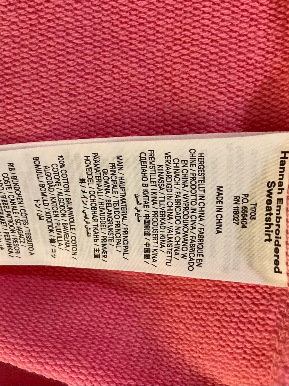 NWOT Boden Crewneck Terry Embroidered Sweatshirt - Picture 9 of 10